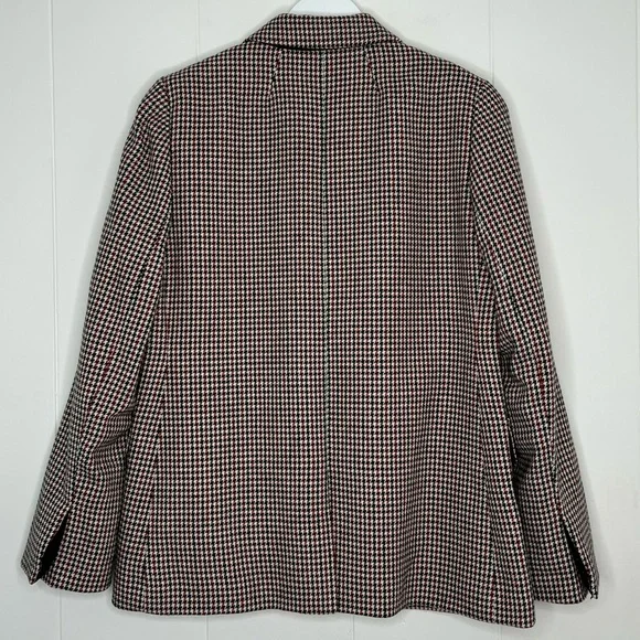J. Crew Black and White Houndstooth Blazer - Picture 6 of 10